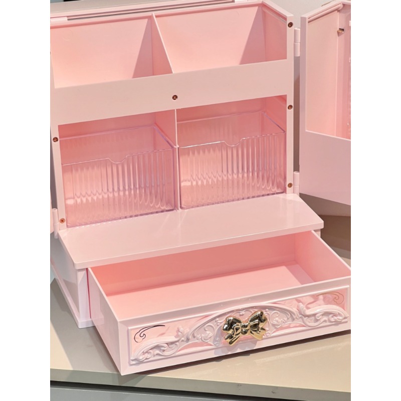 Eve Jewelry & Watches Distribuidor Oficial Rolex - Embossed Flower Palace Beauty Mirror Storage