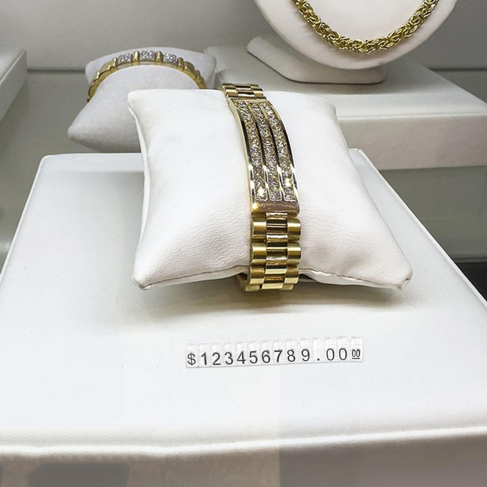 Jewelry With Watches - 20Pcs Adjustable Price Tag Cube Stand