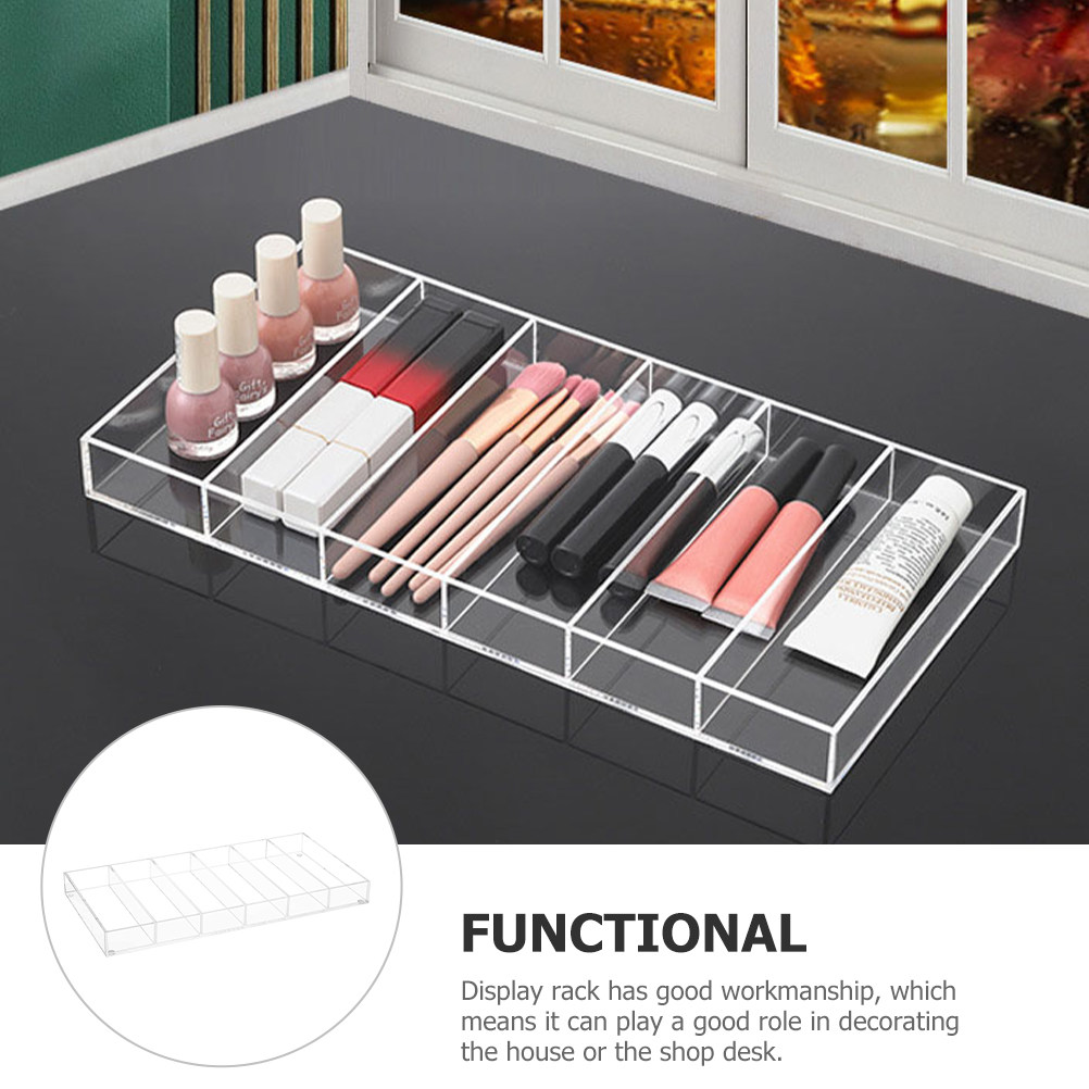 Jewelry With Watches - Clear Acrylic Sunglasses Tray 6 Grids