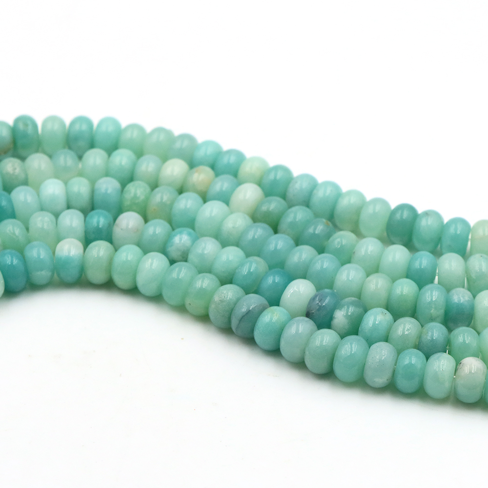5x8mm Natural Stone Amazonite  - Gemstone Bracelet Healing recension och pris