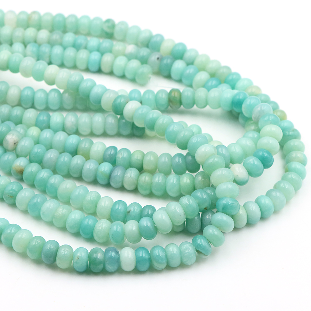 5x8mm Natural Stone Amazonite  - Gemstone Bracelet Healing recension och pris