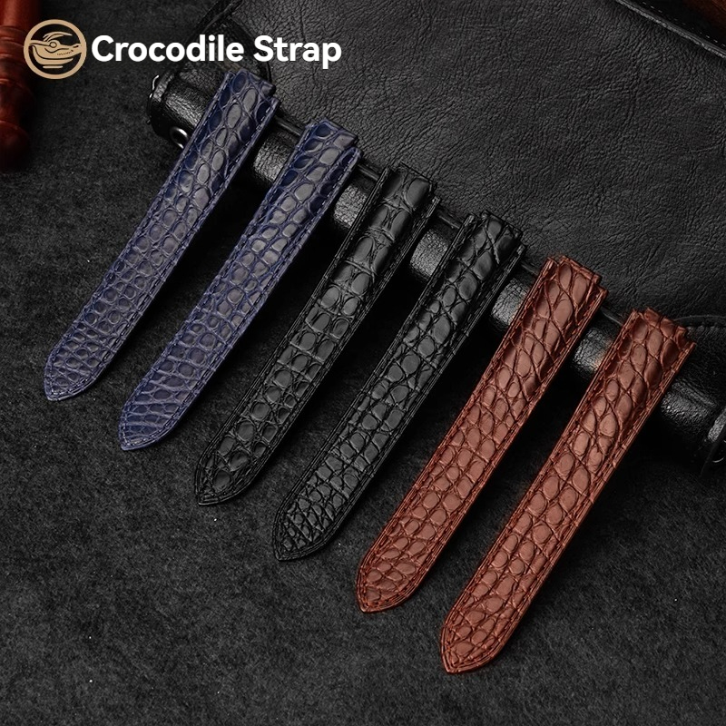 Crocodile leather watch strap  - Cartier Watch Ballon Bleu recension och pris