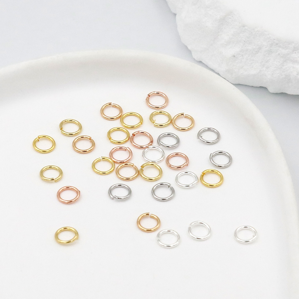 A Pack 925 Silver Open Jump Ri - Sterling Silver Ring recension och pris