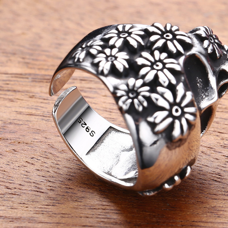 925 sterling silver skull ring - Sterling Silver Ring recension och pris
