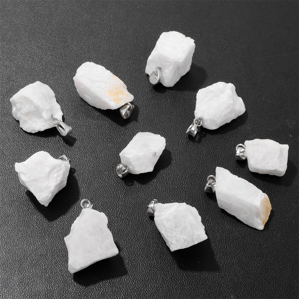 3PCS Irregular Raw Stone Penda - Gemstone Bracelet Healing recension och pris