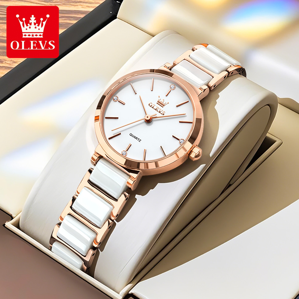 OLEVS Women Watch 5877 Luxury  - Jewelry With Watches recension och pris
