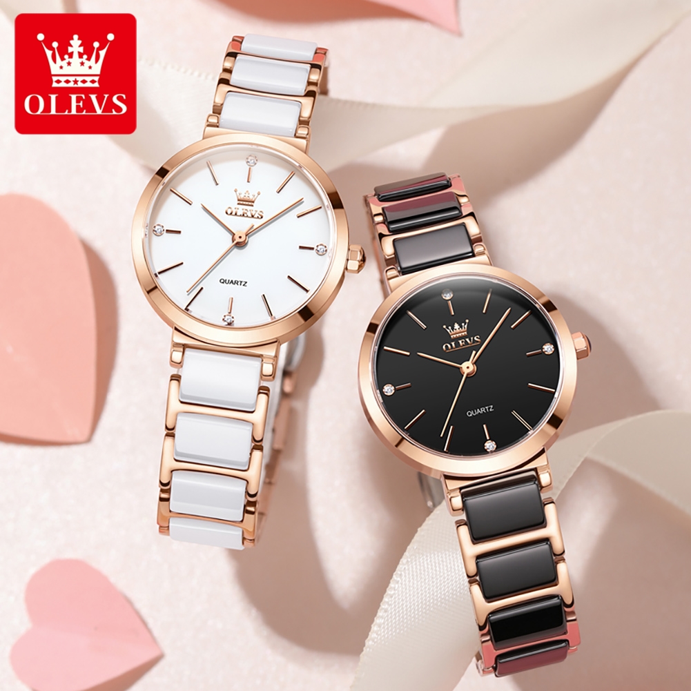 OLEVS Women Watch 5877 Luxury  - Jewelry With Watches recension och pris
