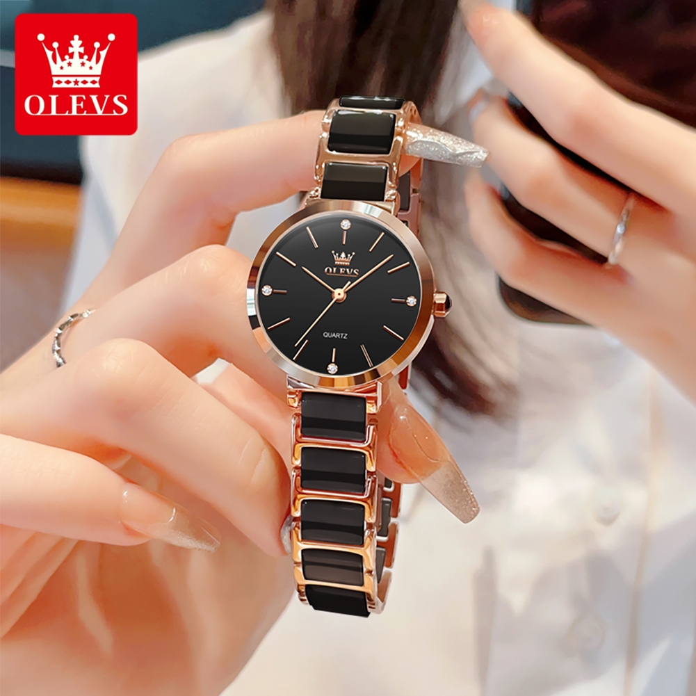 OLEVS Women Watch 5877 Luxury  - Jewelry With Watches recension och pris