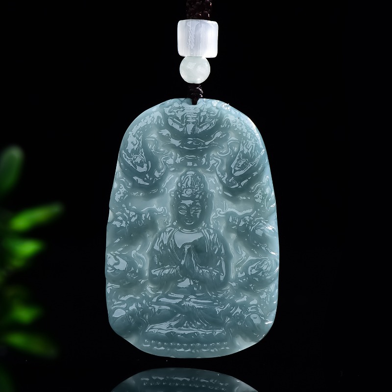 Real Natural Emerald Jade Blue - Jewelry & Watches Sp Z Oo Ul Frezerów 3 recension och pris