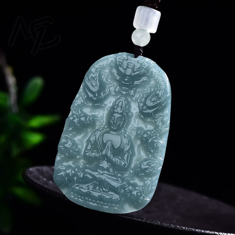 Real Natural Emerald Jade Blue - Jewelry & Watches Sp Z Oo Ul Frezerów 3 recension och pris