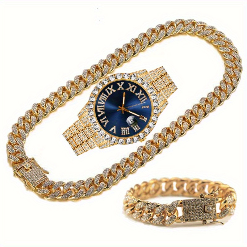 Fashion Silver Blue Watch Set  - Icebox Jewelry Watches recension och pris