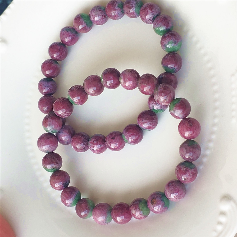 Natural Red Ruby Gemstone Brac - Gemstone Bracelet Healing recension och pris