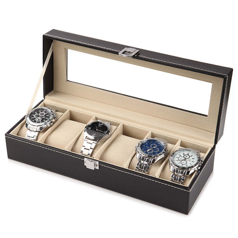 European Leather Watch Storage - Jewelry Box With Watches recension och pris