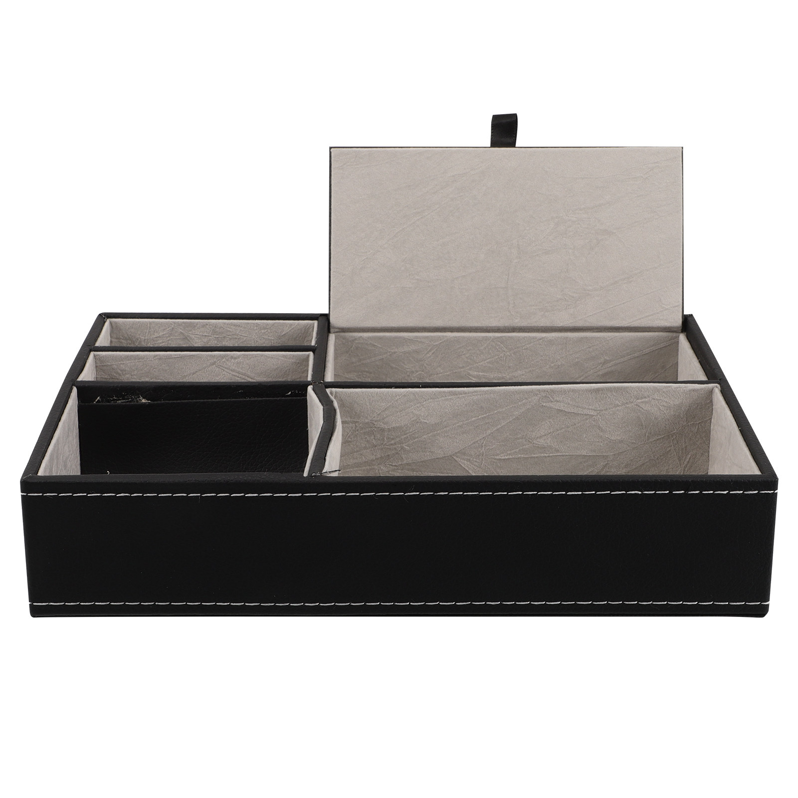Multifunctional PU Desk Tray O - Jewelry With Watches recension och pris