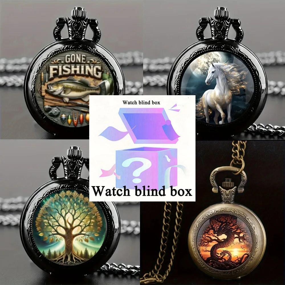 Mixed Pattern Vintage Pocket W - Vintage Pocket Watch recension och pris