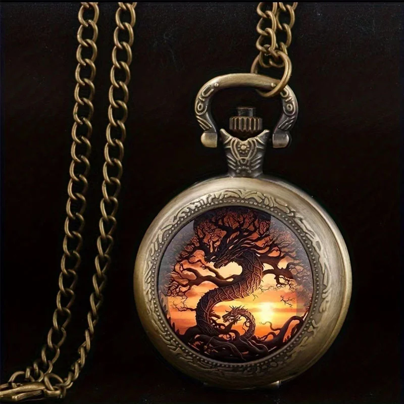 Mixed Pattern Vintage Pocket W - Vintage Pocket Watch recension och pris
