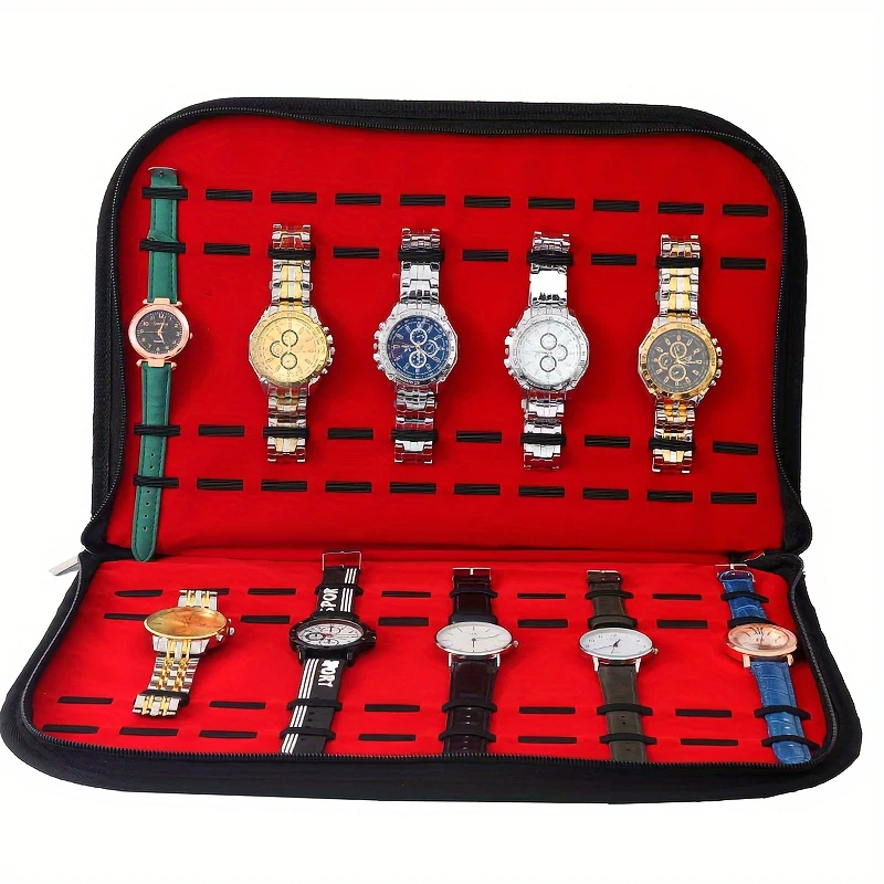 20 Slots Watch Storage Bag Con - Jewelry Box With Watches recension och pris