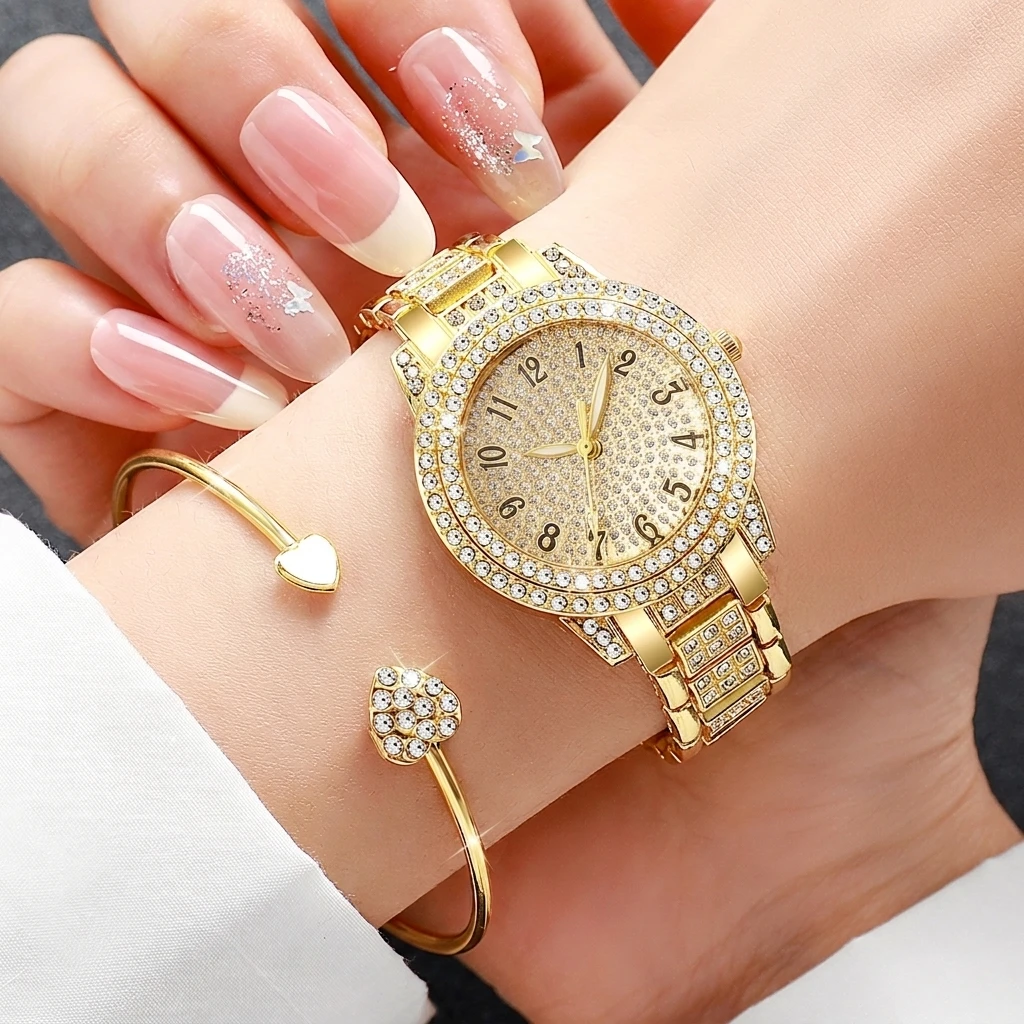 6PCS Fashion Rhinestone Women  - Mystery Jewelry Jar Watches recension och pris