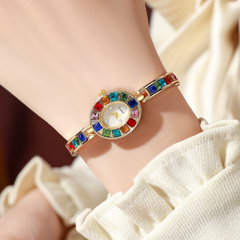 2pcs Elegant Colorful Rhinesto - Mystery Jewelry Jar Watches recension och pris
