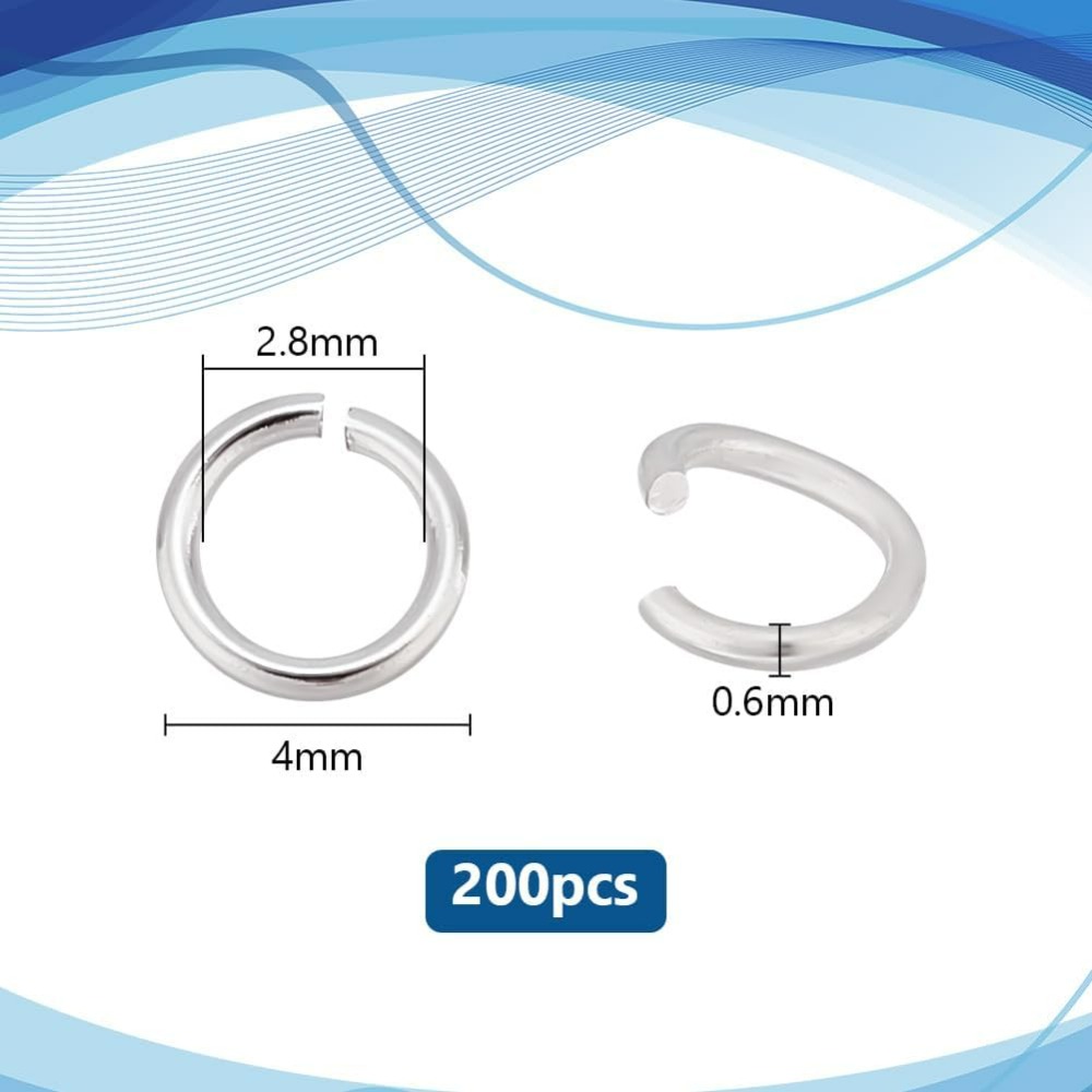 200pcs 925 Sterling Silver Pla - Sterling Silver Ring recension och pris