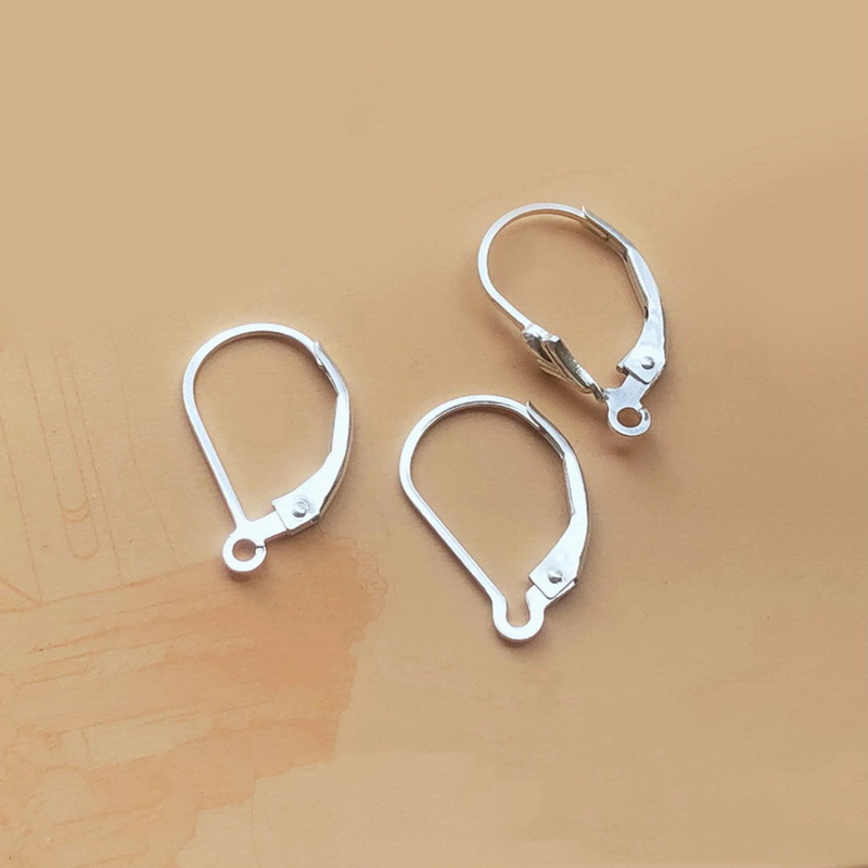 Fleur De Lis Leverback Ear Wir - Sterling Silver Ring recension och pris