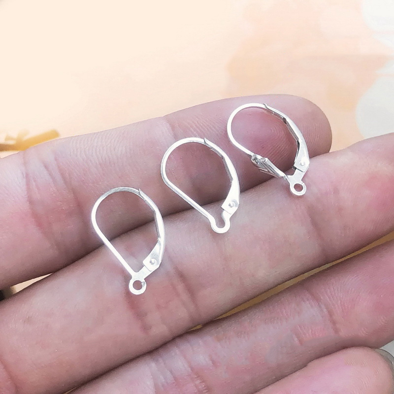 Fleur De Lis Leverback Ear Wir - Sterling Silver Ring recension och pris