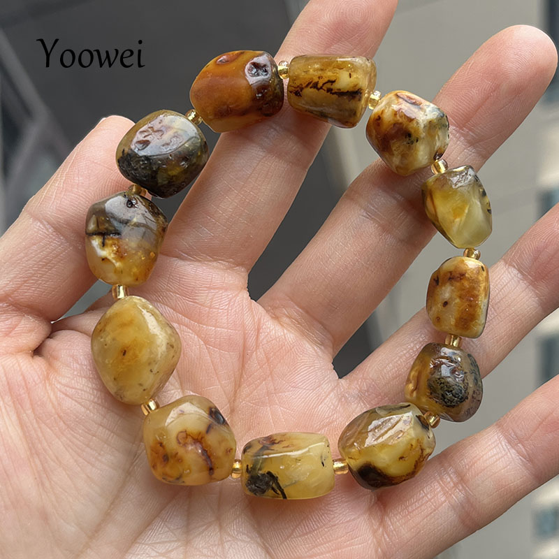 100% Real Amber Bracelets for  - Gemstone Bracelet Healing recension och pris
