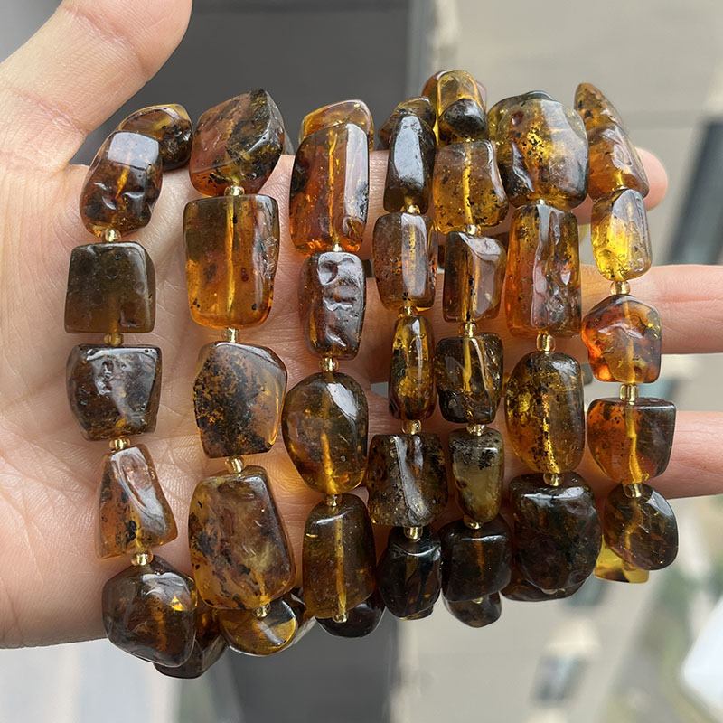 100% Real Amber Bracelets for  - Gemstone Bracelet Healing recension och pris