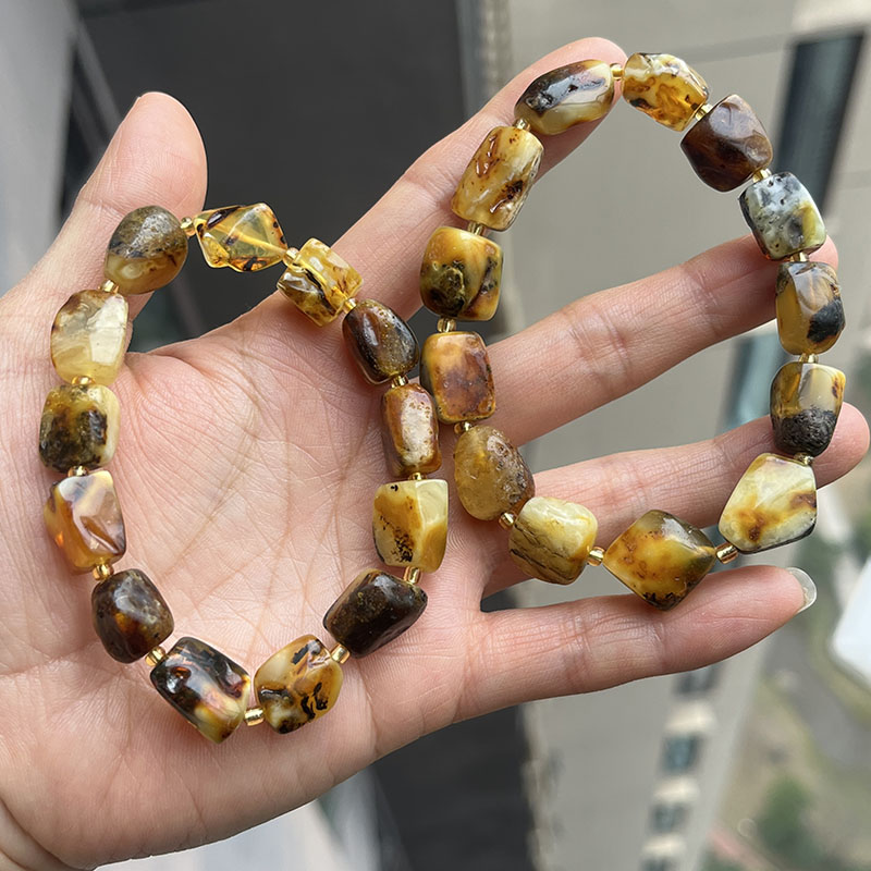 100% Real Amber Bracelets for  - Gemstone Bracelet Healing recension och pris