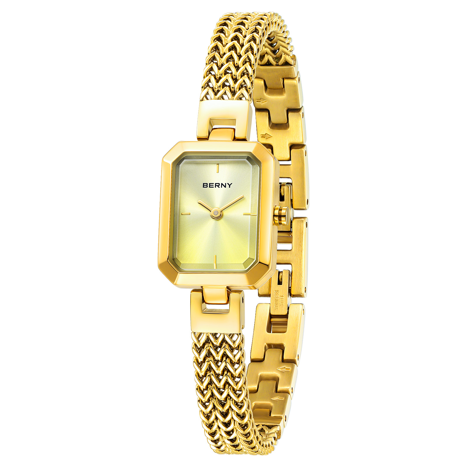 BERNY Gold Watch for Women Min - Mystery Jewelry Jar Watches recension och pris