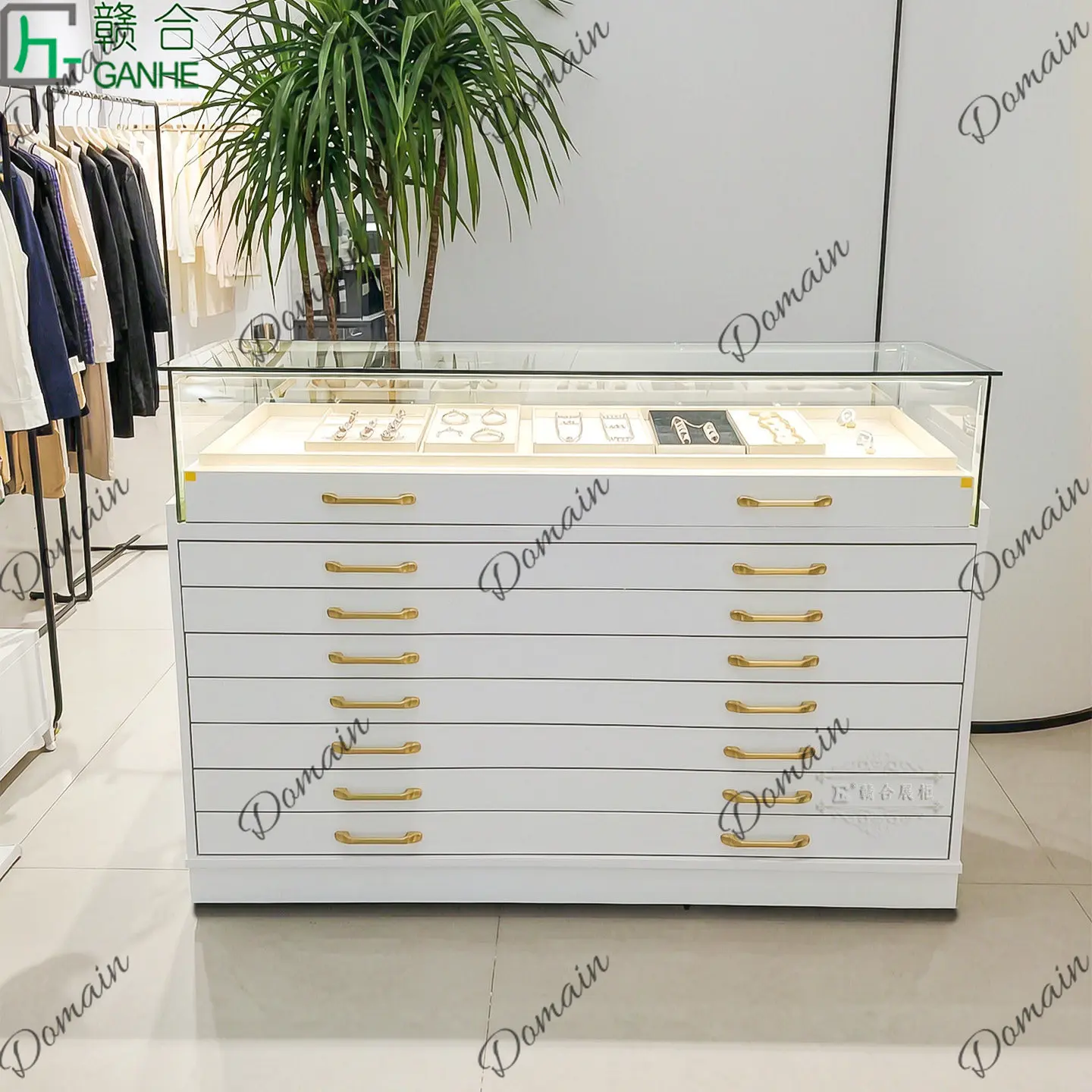 81 N Light luxury glass displa - Jewelry With Watches recension och pris