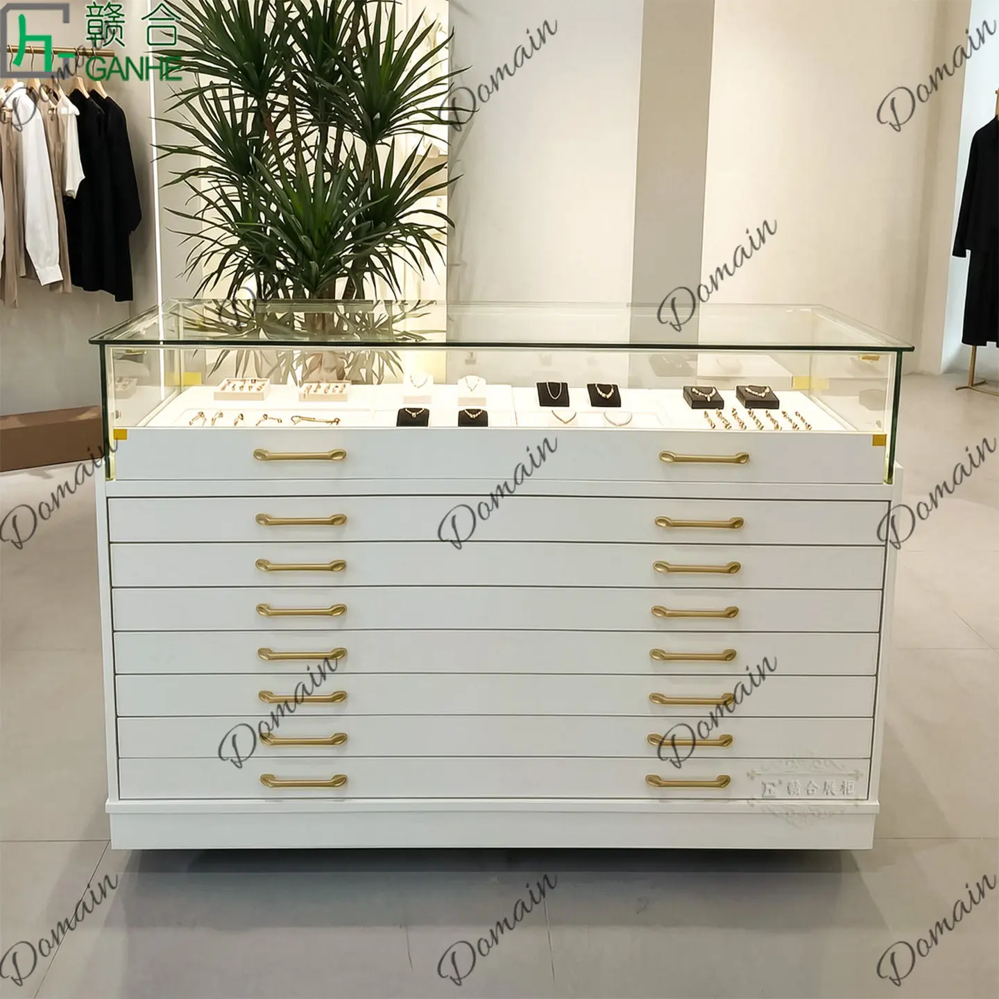 81 N Light luxury glass displa - Jewelry With Watches recension och pris