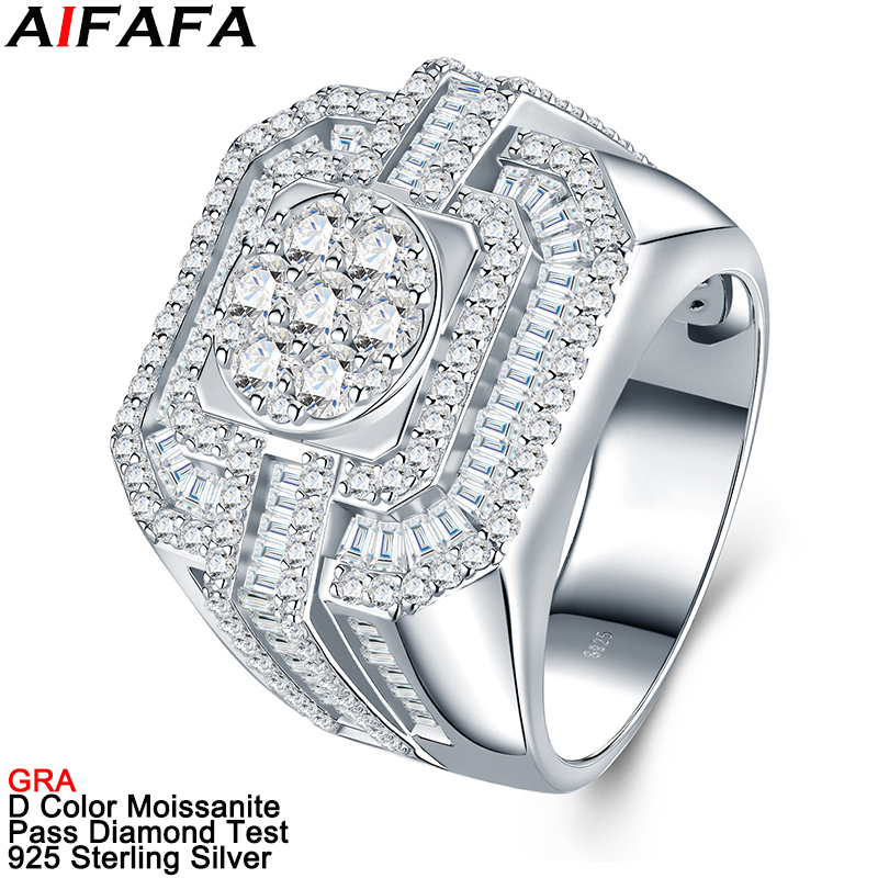 D Color VVS Full Moissanite Di - Sterling Silver Ring recension och pris