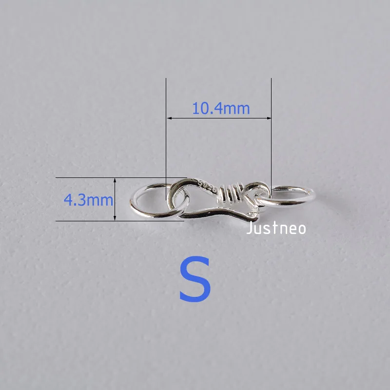 Sterling Silver S Hook & Eye F - Sterling Silver Ring recension och pris