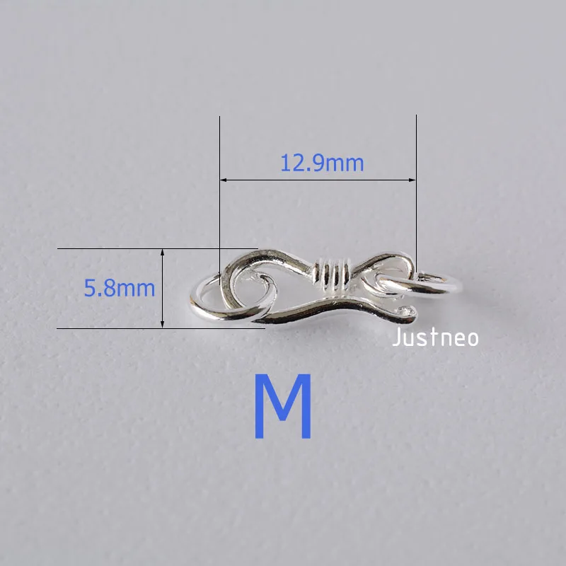 Sterling Silver S Hook & Eye F - Sterling Silver Ring recension och pris