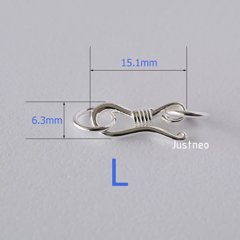 Sterling Silver S Hook & Eye F - Sterling Silver Ring recension och pris
