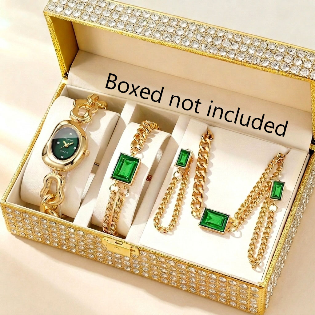 5PCS Fashion Irregular Women Q - Mystery Jewelry Jar Watches recension och pris