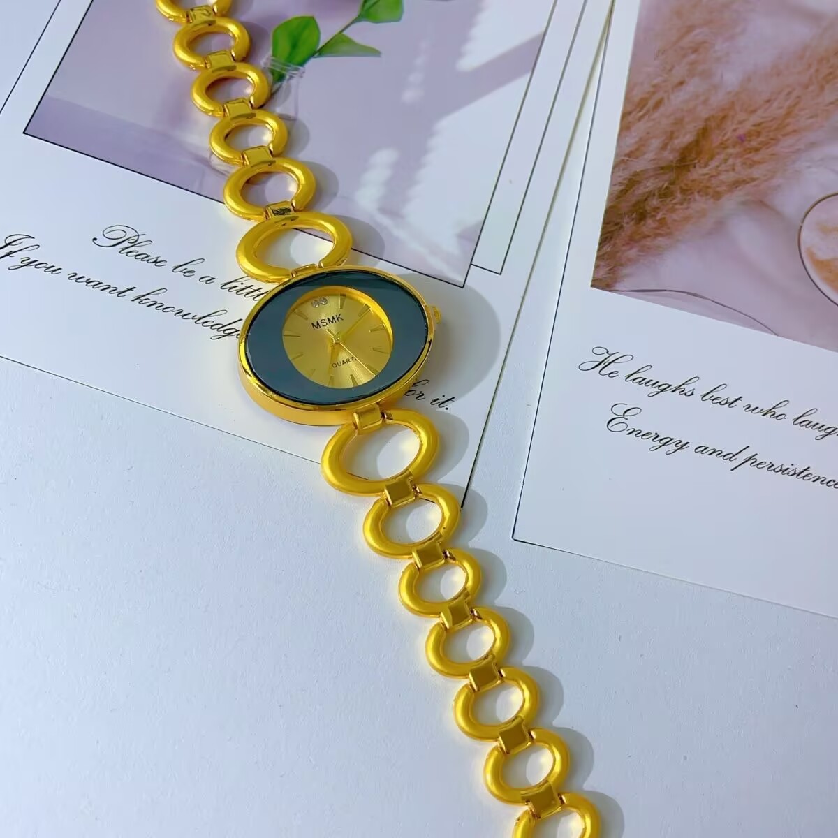 New American 24K Gold Plated W - Jewelry With Watches recension och pris
